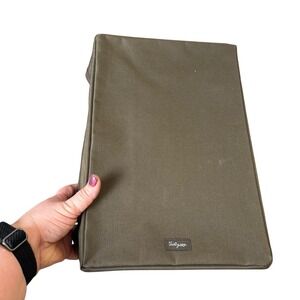 Thirty-One Your Way Rectangle Lid Brown Storage Bin Basket Cover